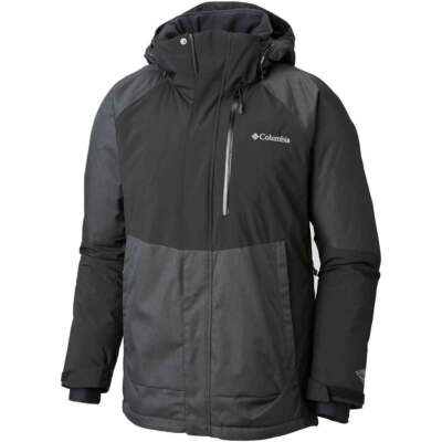 Columbia NEW Womens Size XS Black Gray Wildside Jacket Omni-Tech