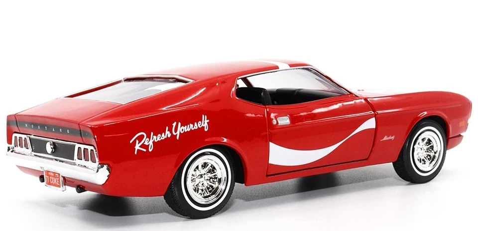 MOTOR CITY CLASSICS - FORD Mustang Sportsroof 1971 Coca-Cola - 1/24 - MCITY42... - Immagine 4 di 4