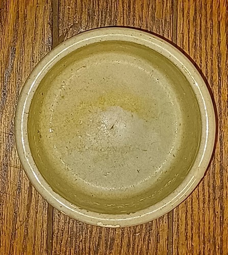 LUDWIG LANE MILK DAIRY TOLEDO OHIO OH LUCAS COUNTY CROCK Vtg OLD ANTIQUE BOWL - Picture 3 of 4
