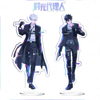 Link Click Shiguang Daili Ren Lu Guang Cheng Xiaoshi 2pcs Acrylic Stand