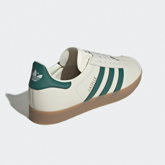 Adidas Gazelle Leather 'Cloud White/Collegiate Green