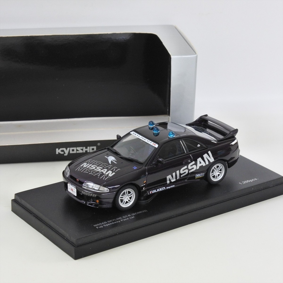 京商 KYOSHO1/43 NISSAN SKYLINE GT-R (BNR34)V-specⅡ BLACK PEARL