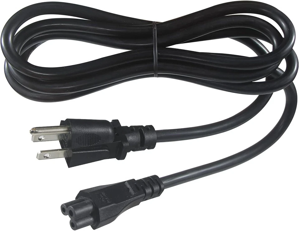 6ft Standard AC Power Cord Cable 3 Prong Plug for PC Computer Monitor & Desktop - Image 3 of 4