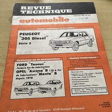 Revue technique Peugeot 305