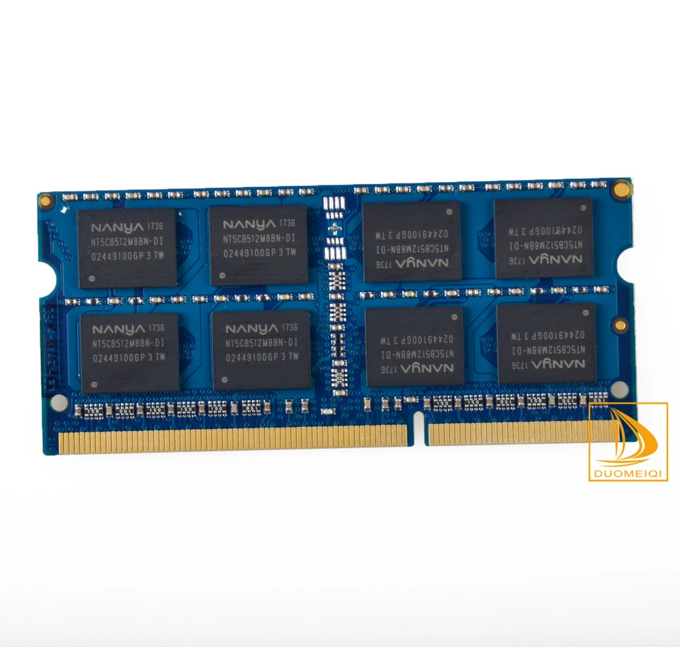 Nanya 32 GB DDR3 RAM 4X 8 GB 2RX8 PC3-12800S 1600Mhz 204Pin SODIMM Laptop Memory - Image 3 of 4