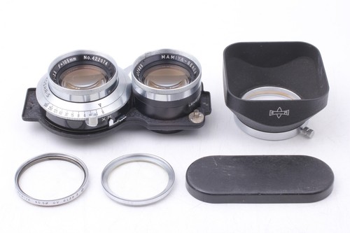 【 Exc+5 w/Hood 】 Mamiya Sekor 105mm F/3.5 TLR Lens C330 C33 C220 C22 From JAPAN