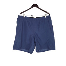 Nike Swim Trunks Mens XL Y2K Mesh Lined Drawstring Swimsuit Blue Board Shorts