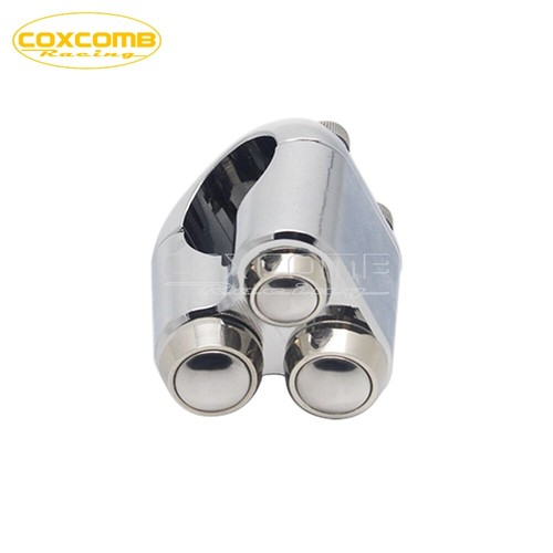 Motorcycle 1" 25MM Handlebar Turn Signal Headlight Horn Switch Control Button - Picture 5 of 10