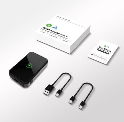 2 in 1 Wireless CarPlay Adapter USB BT Dongle Box Für Apple CarPlay Android Auto