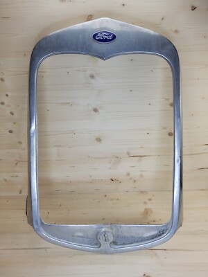 Ford Model Radiator Sheld Model A Ford RADIATOR GRILLE SHELL Original Stainless Might be 1930 or ...