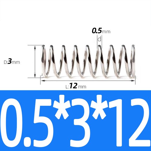 Compression Spring Steel 0.2 - 1mm Wire Dia 2mm - 12mm OD Small Pressure Springs - Picture 107 of 130