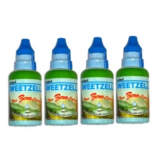 4 bottles True Zero Liquid Sucralose Sweetener 1 drop=1 tsp. 1,600 Servings