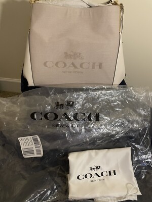 Coach Dalton 31 Pebble Leather & Linen Shoulder Bag Limited 