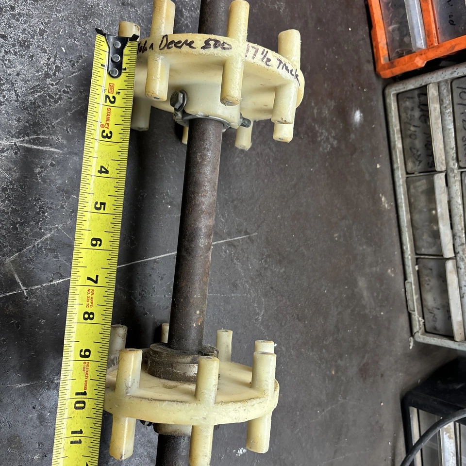 1974 Vintage John Deere 500 Wide 17.5 Track Snowmobile Track Drivers Foto 4 de 4