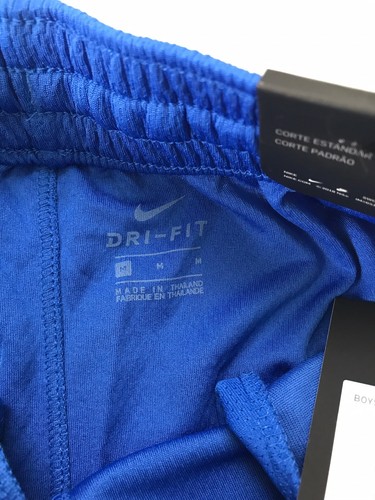 NWT Nike Youth Boy's M Dri-FIT Elite Stripe Basketball Shorts Blue Sz M New - Picture 8 of 13