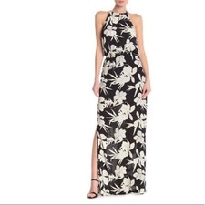 Show me your Mumu floral halter neck backless maxi dress size XXS
