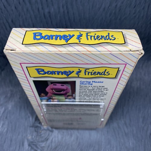 Barney And Friends Caring Means Sharing VHS Tape 1992 Time Life Cartoon Video - Picture 6 of 8