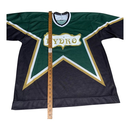 Camiseta en blanco vintage Dallas Stars CCM hecha en Canadá HYDRO #7 para hombre X-grande defectos - Imagen 9 de 20