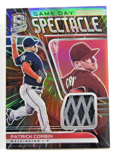 2021 Panini Spectra - Patrick Corbin Hyper Prizm 25/75 Washington Nats - 第 1/2 張圖片