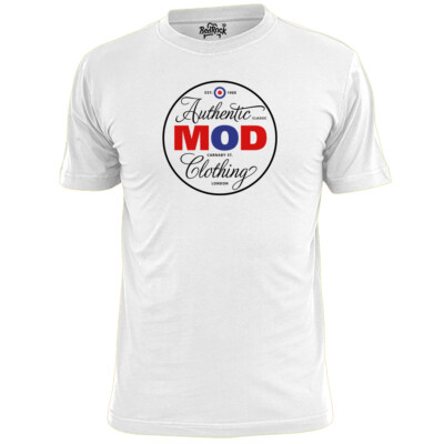 Authentisches Mod Clothing Mod T-Shirt für Herren Jam Weller Who Quadrophenia Carnaby 