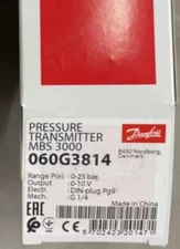 NEW DANFOSS MBS3000 060G3814 Pressure Transmitter #DW