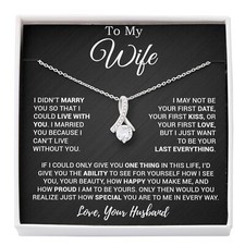 To My Wife Necklace, Gift For Wife, Anniversary Gift For Wife, Necklace For Wife