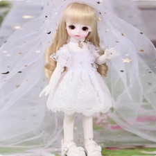 Squisita bambola 1/6 BJD bambola giunto a sfera occhi resina margherita ragazza set completo regalo giocattolo