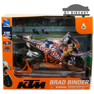 NEW RAY MOTOGP RED BULL RACING KTM RC16 MOTORCYCLE 1/12 #33 BRAD BINDER  58383