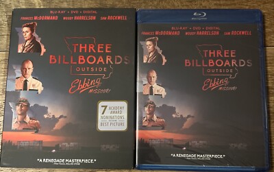 THREE BILLBOARDS OUTSIDE EBBING, MISSOURI (2017) Fox Blu-Ray/DVD Combo BRAND NEW