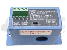 NK TECHNOLOGIES DT0-005-24U-BP-FL DC CURRENT TRANSDUCER 2.5VDC 24V AC/DC