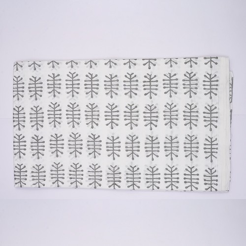 5 Yard Indian Hand Block Print Cotton Voile Women Dress Material Fabric Multi - Picture 6 of 7