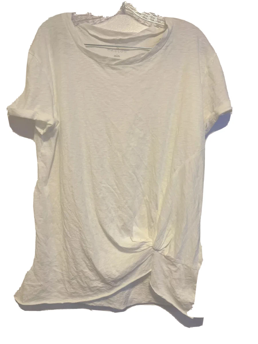 Caslon Women s T Shirt White Size Large L NWT