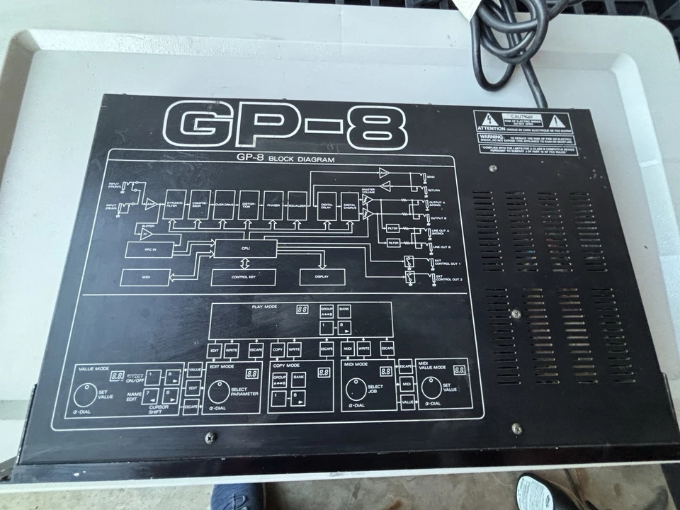 Roland GP-8 Guitar Effects Processor – Vintage Analog/Digital Hybrid - Image 2 of 2