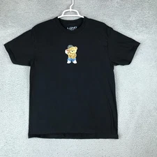LGND Supply Co Shirt Mens Large Black Teddy Bear Graffiti Graphic Streetwear