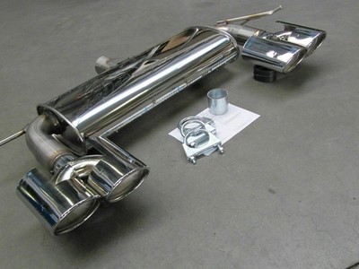 DUPLEX Edelstahl Endschalldämpfer VW Golf 5 (1K/1KP) 10/03- 