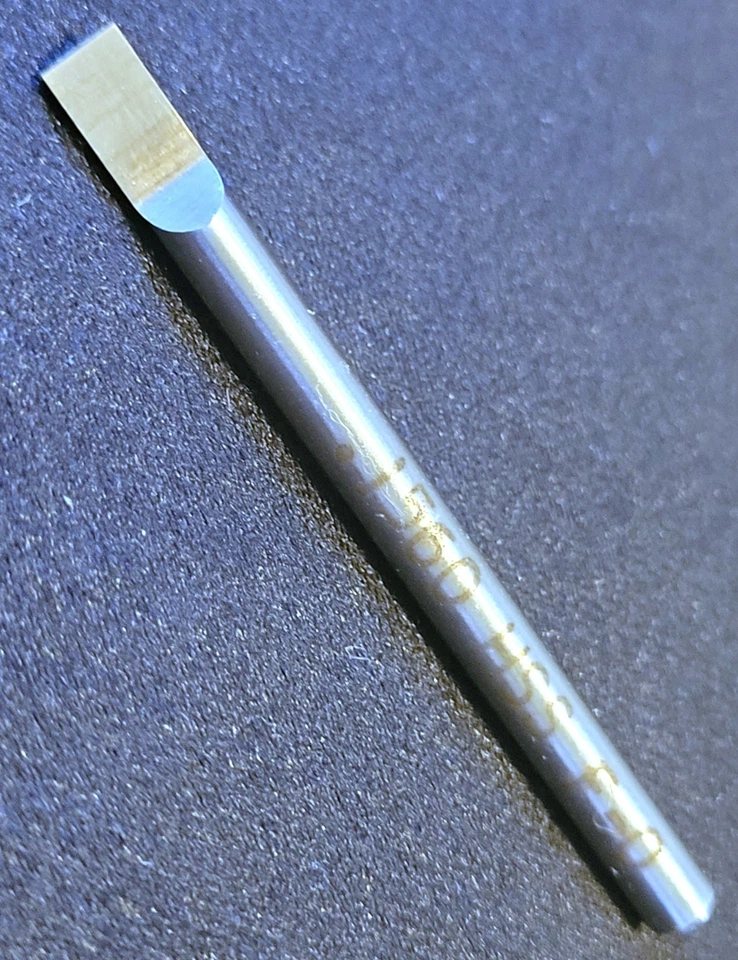 .1560" Engraver Cutter Bit High Speed Steel Straight Engraving #201 L&I  - Image 2 of 4