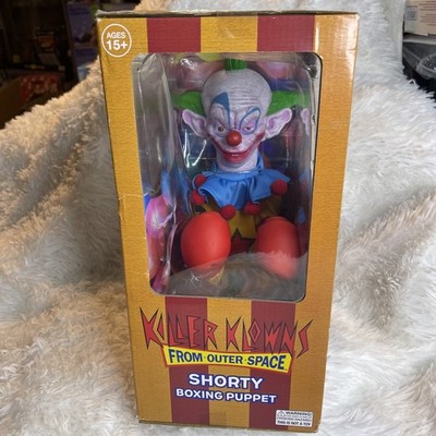 Horror Reachers Killer Klowns Shorty Boxing Puppet 13-Inch. Imperfect Box. New.