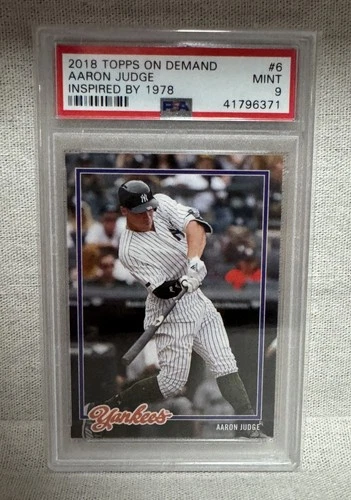 Aaron Judge 2018 Topps On Demand 1978 Design #6 (Yankees) PSA 9 MINT