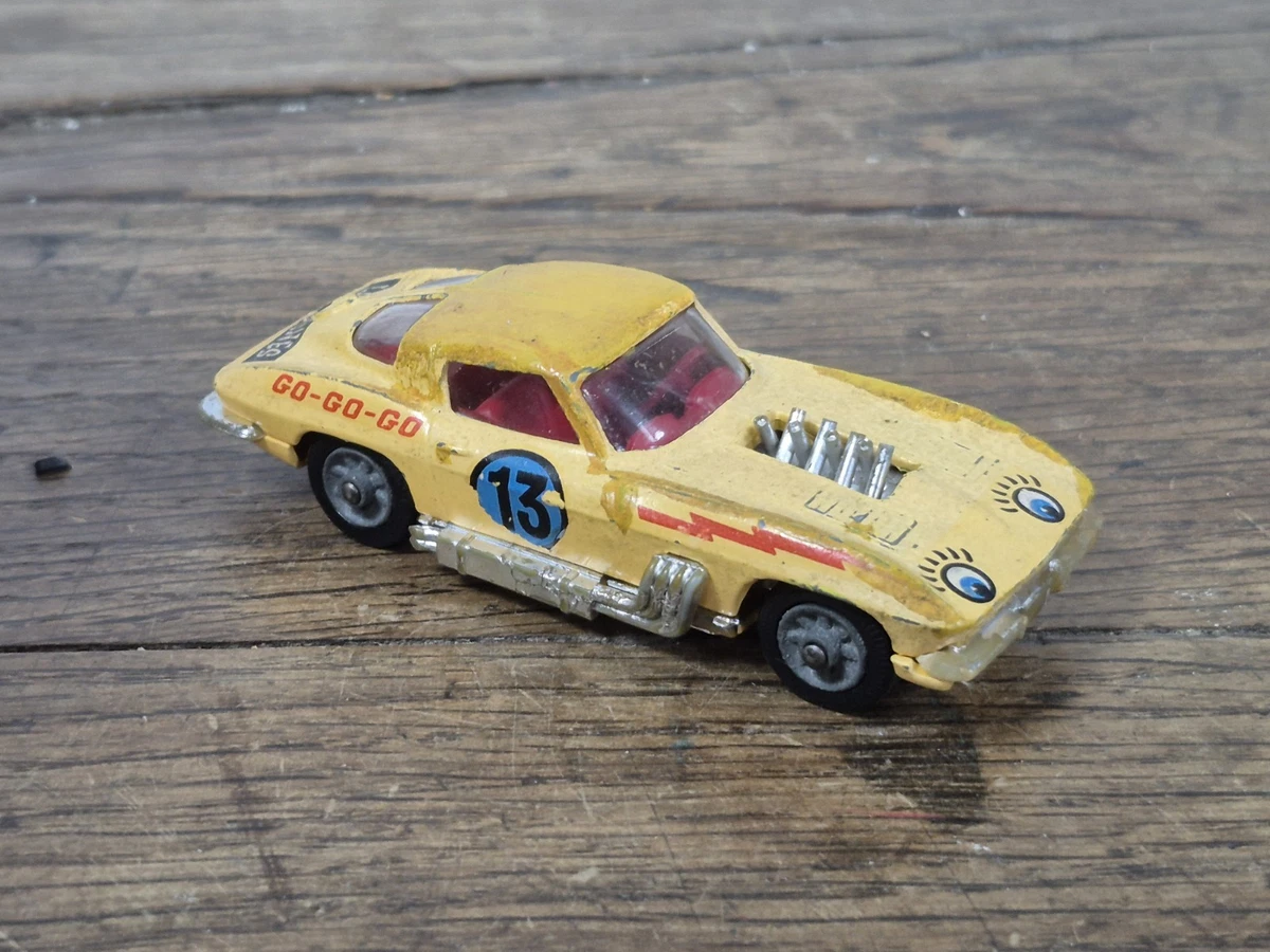 Miniature Corgi Chevrolet Corvette Stingray N°310, Rouge, 1/43, Boîte