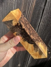 Stabilized Buckeye Burl Hybrid Resin, Duck Call, Knife Scales, Pen Blanks