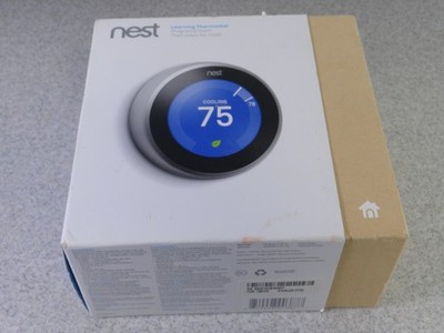 Google Nest Nest Learning Thermostat - Stainless Steel - 3rd Gen