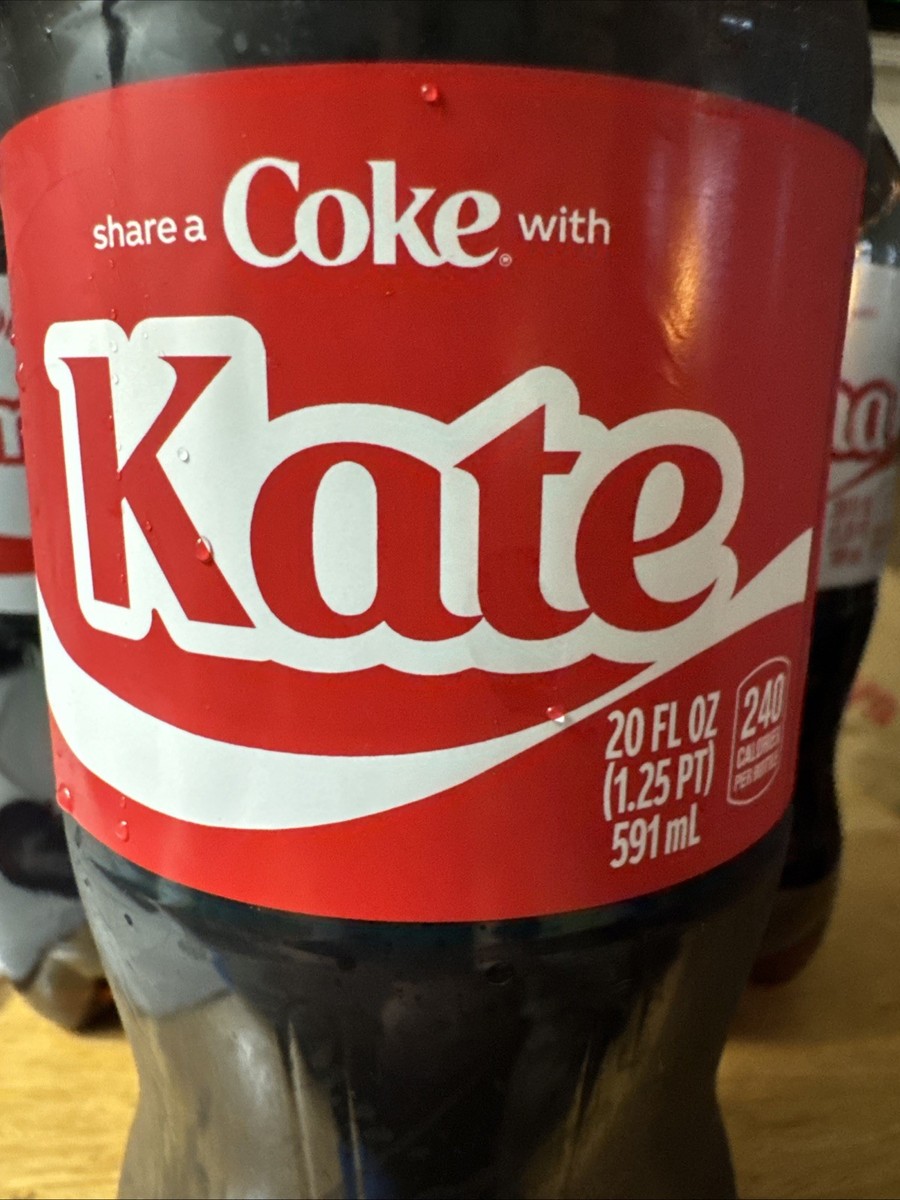 Share A Coke with Kate 2025 Personalized Gift Coca Cola