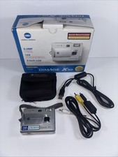 Konica Minolta Dimage X50 5.0 MP Digital Camera Silver w/ Charger Case UNTESTED