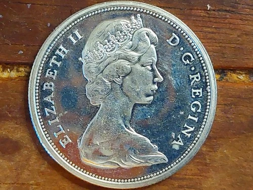 1966 80 % Silver Canadian Half Dollar BU