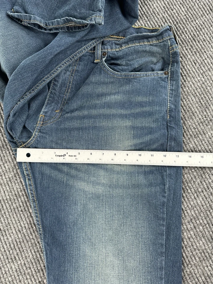 Jeans Levis 559 Para Hombre 36x34 Azul Denim Clásico Relajado Recto Lavado Oscuro Informal Foto 4 de 4
