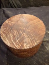 Deep Dry Figured Walnut Lathe Turning Bowl Blank 4 x 6 1/4" Lumber DECM9