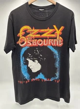 Ozzy Osbourne 1992 - No More Tears Black Short Sleeve Unisex Shirt S-5XL