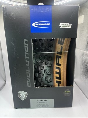 Schwalbe Racing Ray SuperRace Faltreifen 29x2.35 60-622 MTB schwarz/transparent