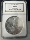 2003 $1 American Silver Eagle NGC MS69 Brown Label