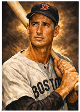 TED WILLIAMS * Boston Red Sox * BASEBALL * Novelty Art Card * ATC ACEO